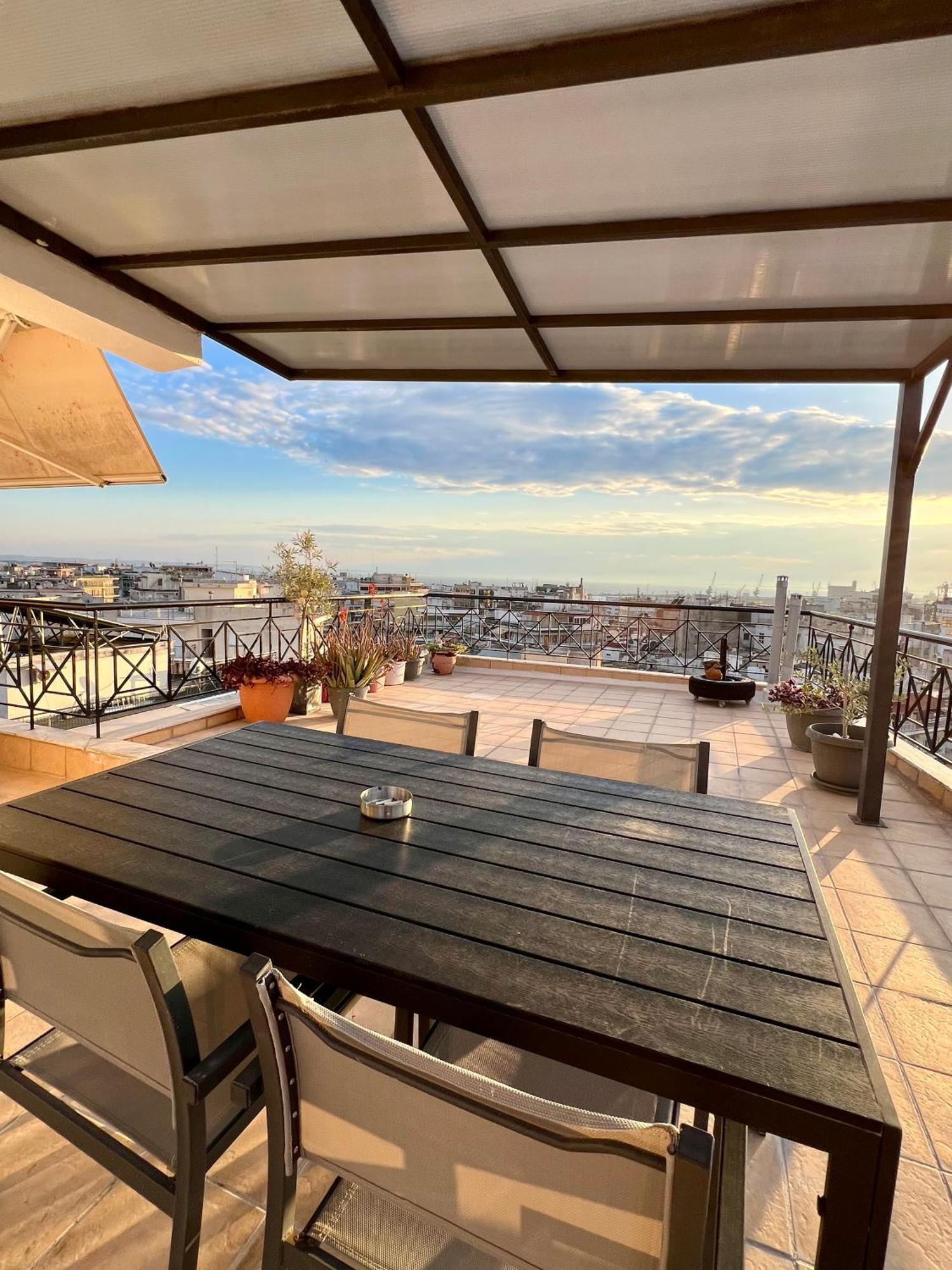 180° Rooftop View Thessaloniki Buitenkant foto