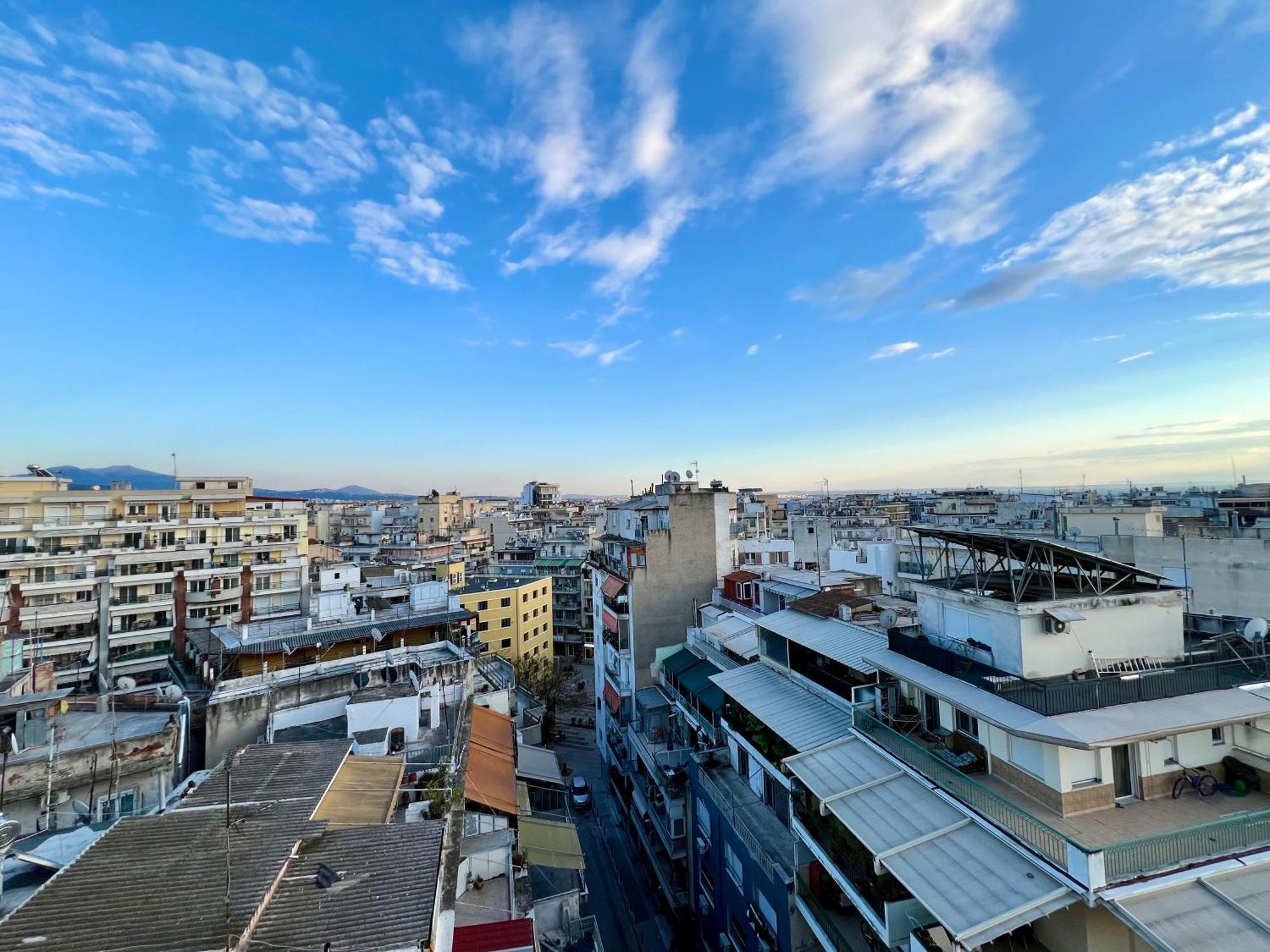 180° Rooftop View Thessaloniki Buitenkant foto